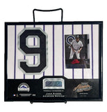 Juan Pierre Colorado Rockies Autographed Framed Jersey Patch & Card COA LE 03/75
