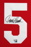 Reds Johnny Bench Authentic Signed Red Majestic Framed Jersey Fanatics