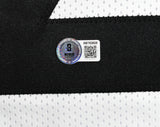 Kaleb Johnson Autographed White Pro Style Jersey - Beckett W Hologram