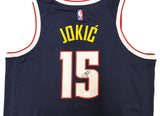 NUGGETS NIKOLA JOKIC AUTOGRAPHED SWINGMAN ICON EDITION JERSEY SIZE 52 JSA 221498