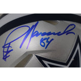 Jay Novacek Autographed/Signed Dallas Cowboys Mini Helmet Beckett Witness 49698