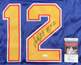 Adam Oates Signed St. Louis Blues Jersey Inscribed "HOF 12" (JSA COA) 5xAll Star
