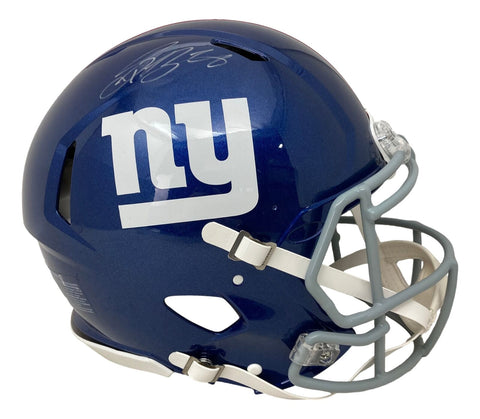 Saquon Barkley Full Signature New York Giants FS Authentic Speed Helmet PSA ITP