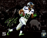 Tyler Lockett Signed Framed 8x10 Photo Seattle Seahawks Spotlight MCS Holo