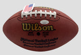 Harry Carson HOF Signed/Inscribed NFL Leather Football NY Giants JSA 205451