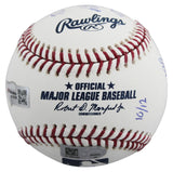 Reds Johnny Bench "Career Stat" Signed Oml LE #10/12 Baseball Fanatics #A673181