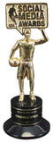 Shaquille O'Neal 12 Inch 2012 NBA Social Media Award Trophy Un-signed