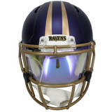 Ed Reed Autographed Ravens 2024 Alternate Authentic Helmet w/ Visor Beckett