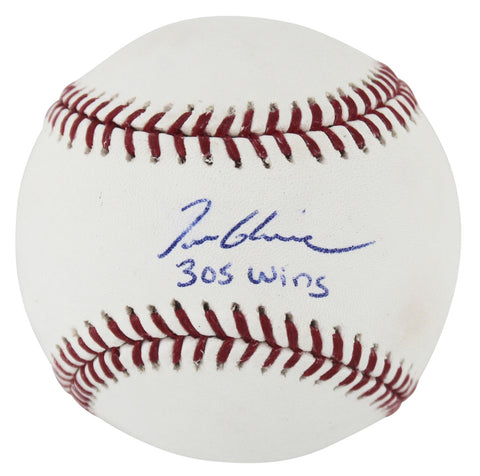 Braves Tom Glavine "305 Wins" Authentic Signed Oml Baseball BAS #BM01934