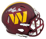 Commanders Brian Robinson Jr. Authentic Signed Speed Mini Helmet BAS Witnessed