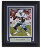 Emmitt Smith Signed Framed Dallas Cowboys 8x10 Photo JSA