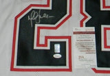 MARSHALL FAULK SIGNED AUTOGRAPHED SAN DIEGO STATE AZTECS #28 WHITE JERSEY JSA
