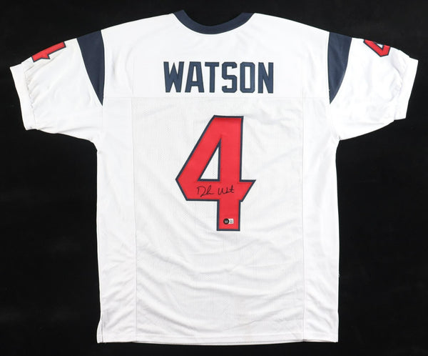 Deshaun Watson Signed Houston Texans Jersey (Beckett) Former Clemson Q.B.