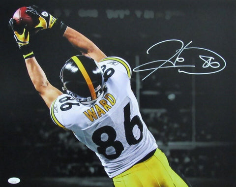 Hines Ward Autographed 16x20 Photo Pittsburgh Steelers JSA 179777