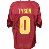 Jordyn Tyson Autographed/Signed College Style Red XL Jersey Beckett 51414