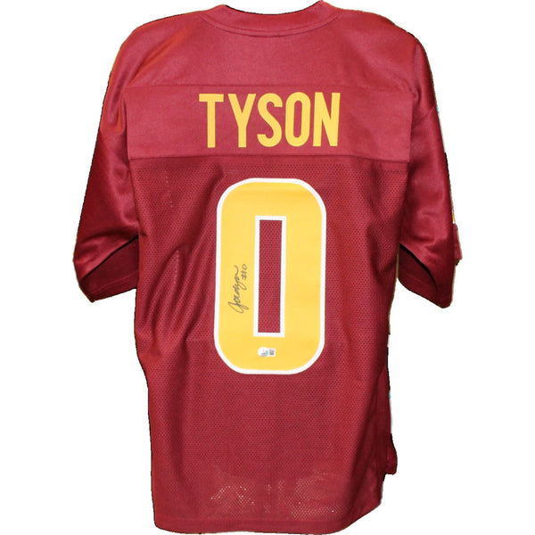 Jordyn Tyson Autographed/Signed College Style Red XL Jersey Beckett 51414