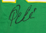 Pele Signed Green New York Cosmos Soccer Jersey BAS