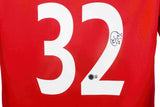 Carlos Tevez Signed Manchester United Nike Soccer Jersey/Beckett/ Team Argentina