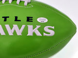Kam Chancellor Autographed Signed Seattle Seahawks Green Logo Football MCS Holo