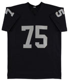 Howie Long "HOF 00" Authentic Signed Black Pro Style Jersey BAS Witnessed