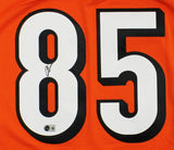 Chad Johnson Signed Cincinnati Bengals Mitchell & Ness Orange Ochocinco Jersey
