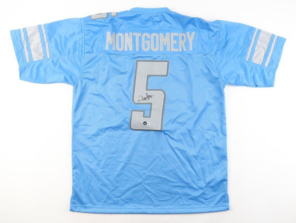 David Montgomery Signed Detroit Lions Jersey (Beckett) Ex-Iowa State Running Bck