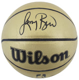 Celtics Larry Bird Authentic Signed Wilson Gold Edition Basketball BAS Witnessed