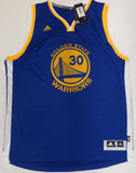 Warriors Stephen Curry Autographed Signed Blue Nike Jersey Beckett QR #AB01380