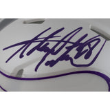Adrian Peterson Autographed Minnesota Vikings 24 Alt Mini Helmet Beckett 49255