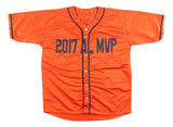 Jose Altuve Houston Signed Orange Baseball Jersey BAS