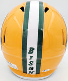 Trey Lance Auto North Dakota State Bison Yellow Full Size Rep Spd Helmet Beckett