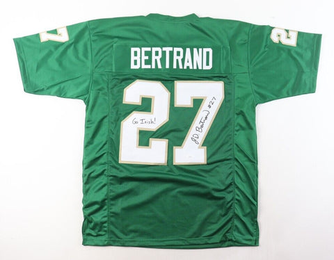 JD Bertrand Signed Notre Dame Fighting Irish Jersey Inscribed "Go Irish" JSA COA