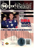 Mark Price Autographed/Signed 94-95 Upper Deck USA #170 Card Beckett 52583