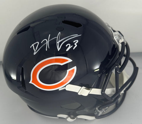 Bears HOF'er DEVIN HESTER Signed Full Size Replica Speed Helmet AUTO - BAS
