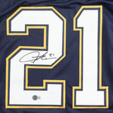 LaDainian Tomlinson San Diego Signed Navy Blue Football Jersey BAS