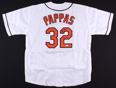 Milt Pappas Signed Baltimore Orioles Jersey 'NH 9-2-72' (JSA) Cubs, Reds, Braves