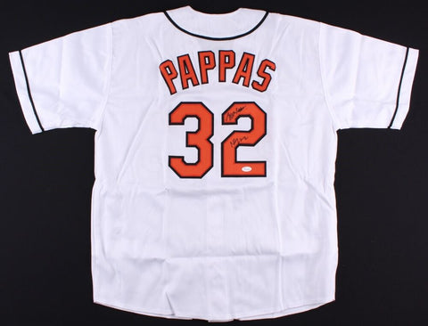 Milt Pappas Signed Baltimore Orioles Jersey 'NH 9-2-72' (JSA) Cubs, Reds, Braves