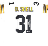 Donnie Shell Autographed White Pro Style Jersey w/HOF-Beckett W Hologram *Silver