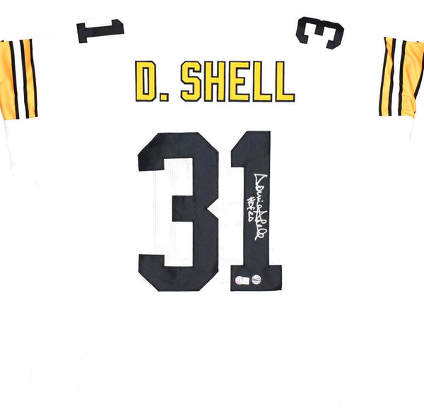 Donnie Shell Autographed White Pro Style Jersey w/HOF-Beckett W Hologram *Silver