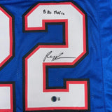 Ray Davis Signed Buffalo Bills Jersey Inscribed "Bills Mafia" (Beckett) 2024 Pck