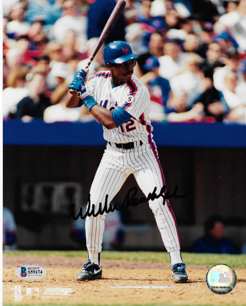 Willie Randolph Autographed New York Mets 8x10 Photo Beckett Authenticated #2