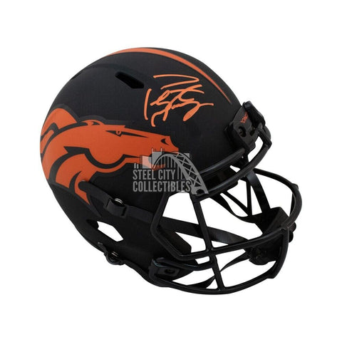 Peyton Manning Autographed Broncos Eclipse Replica Full-Size Helmet - Fanatics