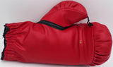 Oscar De La Hoya Autographed Red Everlast Boxing Glove LH Beckett QR #BS30351