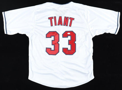 Luis Tiant Signed Cleveland Indians Jersey (JSA COA) 3xAll Star Game Hurler