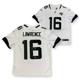 Trevor Lawrence Autographed Jaguars Signed Nike Limited White Jersey Fanatics