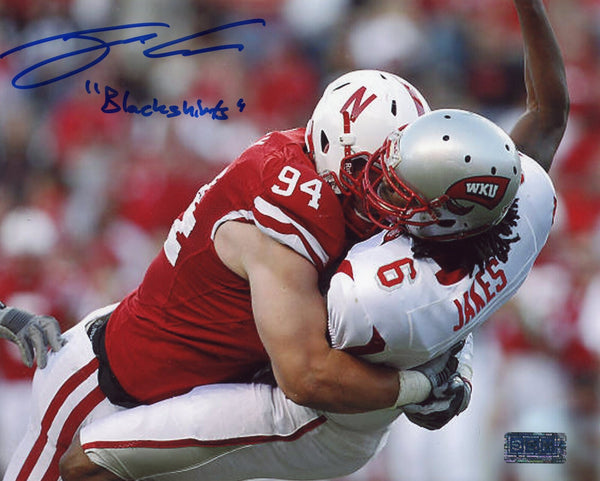 JARED CRICK AUTOGRAPHED NEBRASKA CORNHUSKERS 8x10 PHOTO COA