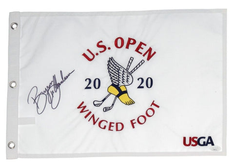 Bryson DeChambeau Signed 2020 US Open Pin Flag (JSA COA) Bryson's 1st Majors Win