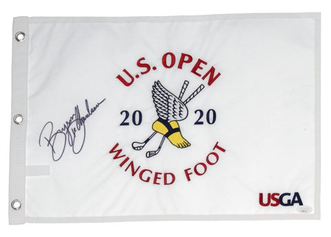 Bryson DeChambeau Signed 2020 US Open Pin Flag (JSA COA) Bryson's 1st Majors Win
