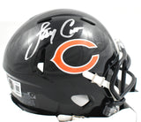 Jay Cutler Autographed Chicago Bears Speed Mini Helmet - Beckett W Hologram