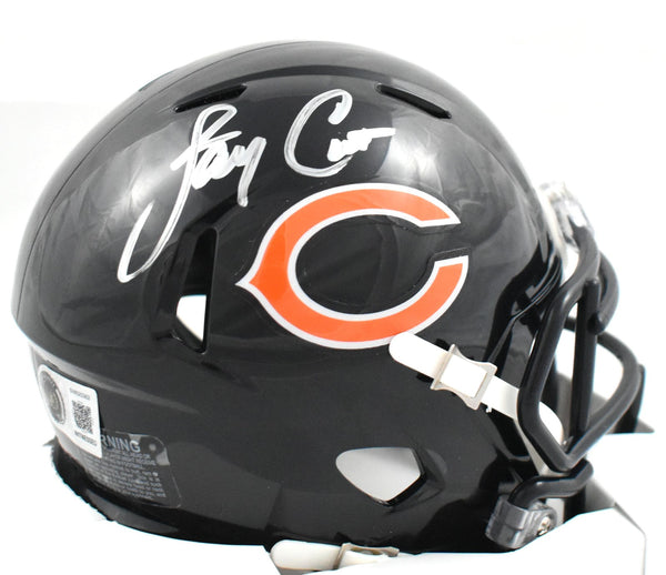 Jay Cutler Autographed Chicago Bears Speed Mini Helmet - Beckett W Hologram